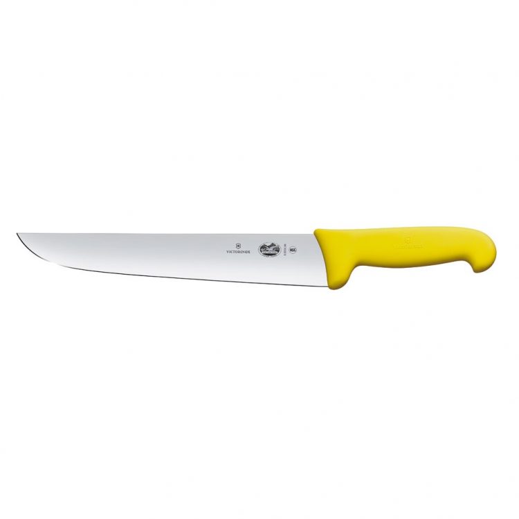 Ikona apo Μαχαίρι κρέατος 26cm, κίτρινη λαβή Fibrox, VICTORINOX