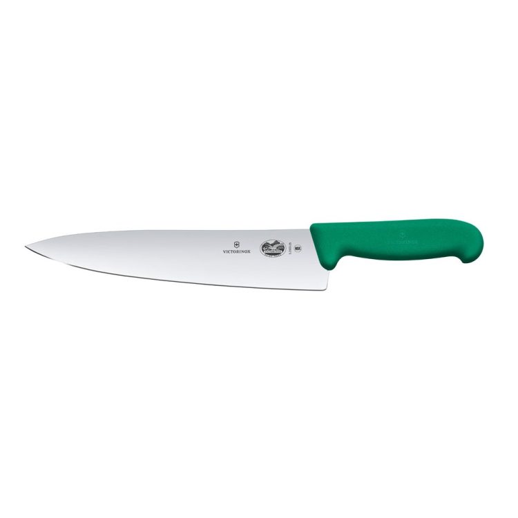 Ikona apo Μαχαίρι σεφ 25cm, πράσινη λαβή Fibrox, VICTORINOX