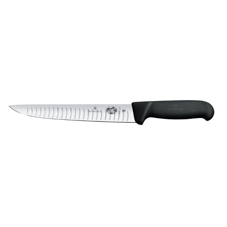 Ikona apo Μαχαίρι σφαγείου 20cm, με αυλακώσεις, λαβη Fibrox, VICTORINOX