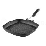 εικονα απο ΤΗΓΑΝΙ GRILL 24x24 CM ΑΝΤΙΚΟΛΛΗΤΙΚΟ ΑΛΟΥΜΙΝΙΟΥ INDUCTION ΜΕ ΣΠΑΣΤΗ ΛΑΒΗ