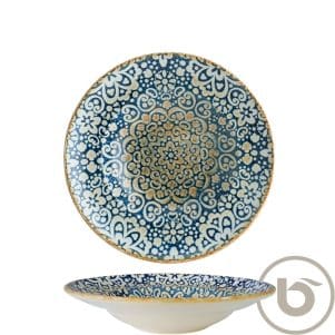 ΠΕΡΙΓΡΑΦΗ ΑΠΟ piato vathi porselanis 27cm,alhambra,bonna